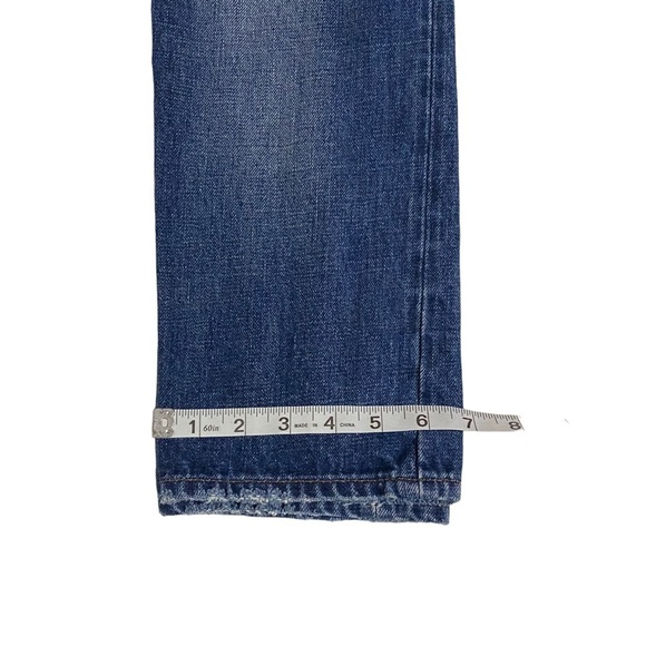 J. Crew Jeans Slim Broken-In Boyfriend Jeans Women Sz 25 x28 Whiskered Denim - Picture 12 of 12